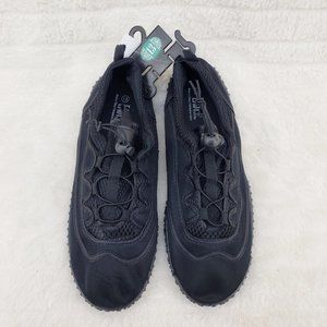 Men size 13 Aqua Water Shoes Black Quick Dry